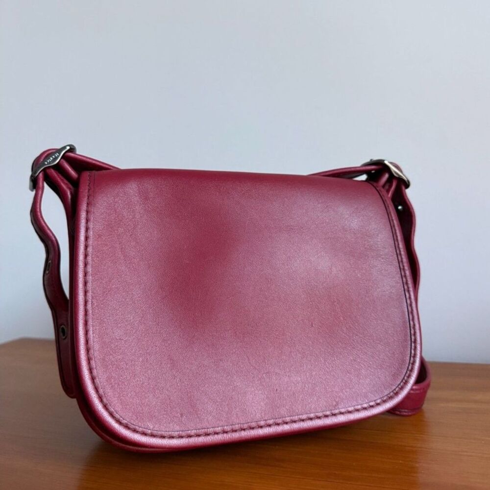 Coach Saddle 18 75th Anniversary Dark Cherry Crossbody Bag